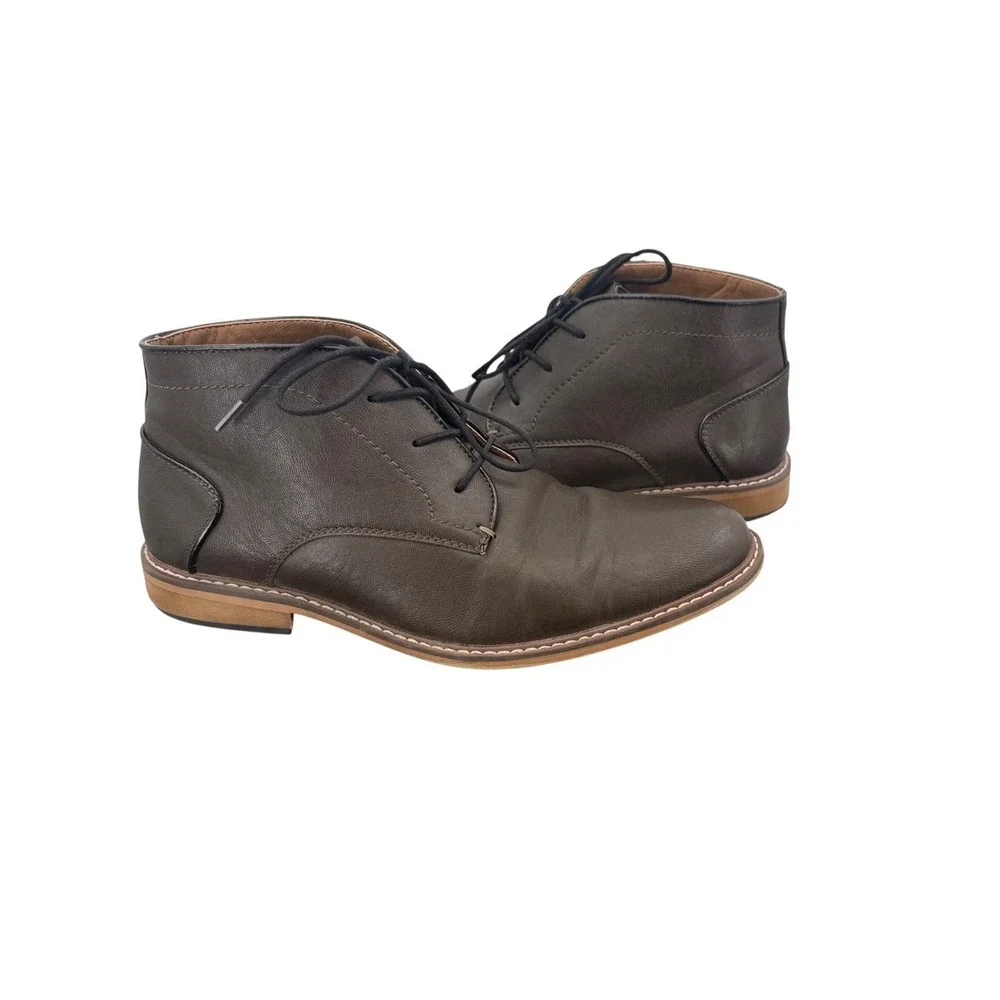 Steve Madden Alakk Chukka Boots Men's Size 9M Brown Lace Up Ankle Casual Dress